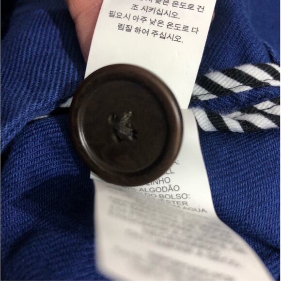 Kate Spade Broome Street Surplus Cotton Jacket Navigator Blue Medium NWOT - Picture 7 of 9